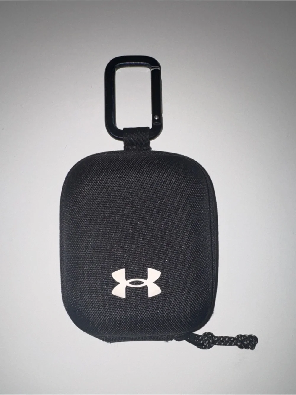 Under Armour Contain Micro - Black Zippered Zip Pouch with Carabiner
